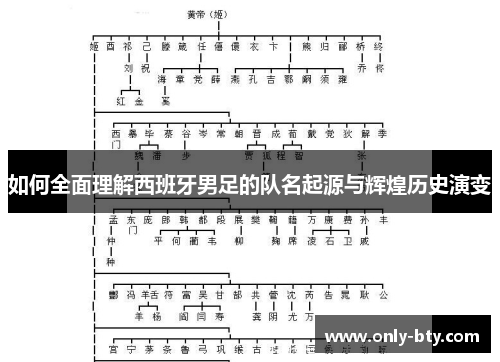 如何全面理解西班牙男足的队名起源与辉煌历史演变